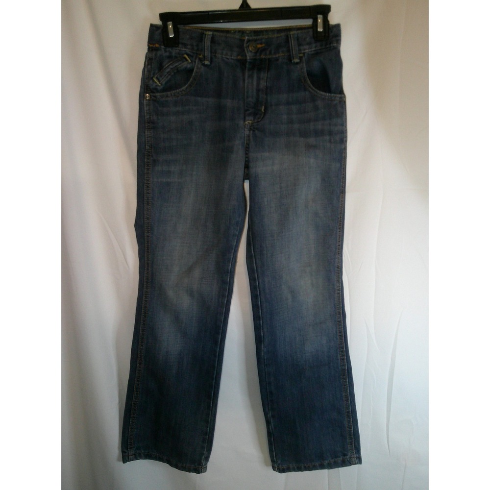 Wrangler Denim Jeans Relaxed Fit Dark Wash Everyday‎ Wear Kids Size 12 Reg
